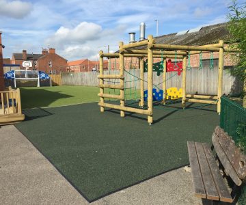 School outdoor play equipment